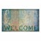 Stupell Industries Rustic Stripe Welcome Printed Outdoor Door Mat, design by Tim Coffey, 18"x30"